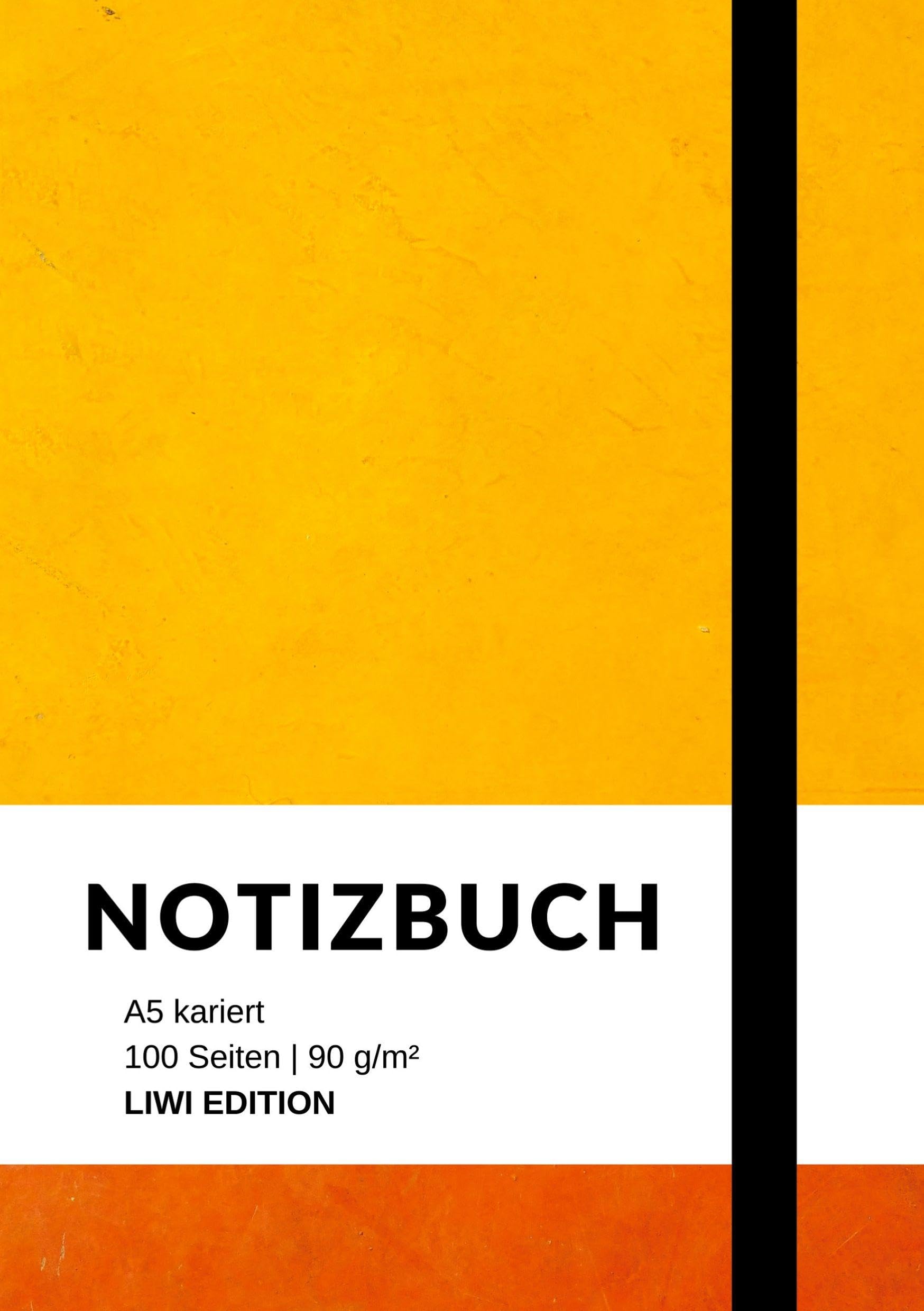 Notizbuch A5 kariert - 100 Seiten 90g/m² - Soft Cover - FSC Papier Classics