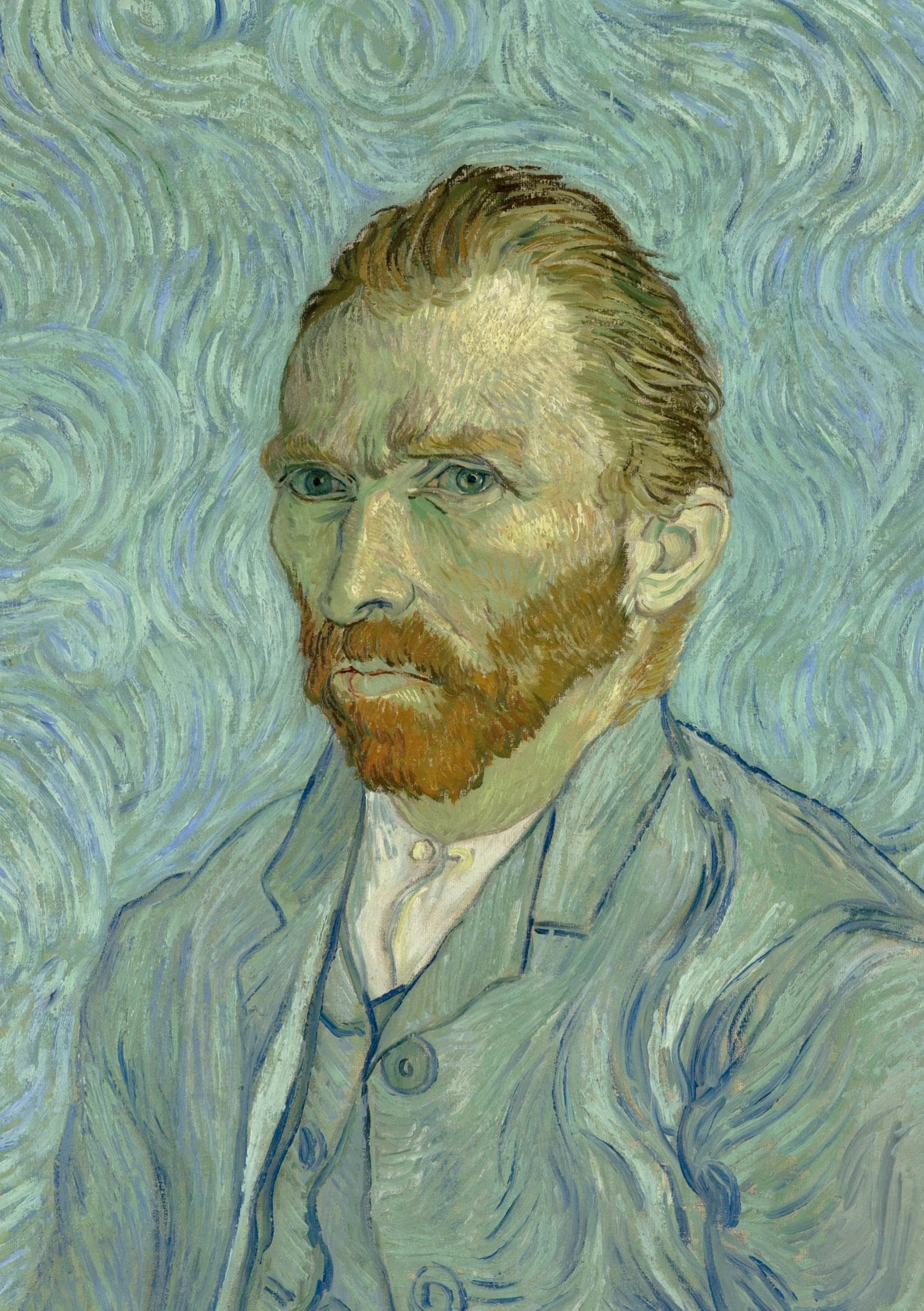 Notizbuch A5 blanko Softcover - 100 Seiten - Motiv Selbstporträt Vincent van Gogh - 90g/m² - FSC Papier Classics