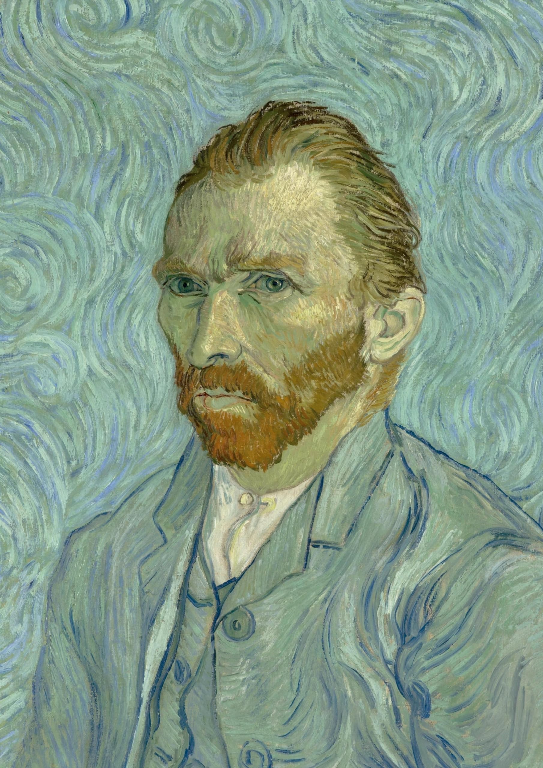Notizbuch A4 blanko Softcover - Motiv "Selbstporträt" Vincent van Gogh - 100 Seiten - FSC Papier Classics