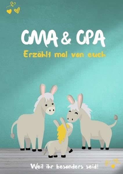 Oma & Opa - Erzählt mal von euch: Wundervoll, einzigartig & unvergesslich | Ein außergewöhnliches Geschenk für deine Großeltern | Weil ihr besonders seid! Living & Furnishing