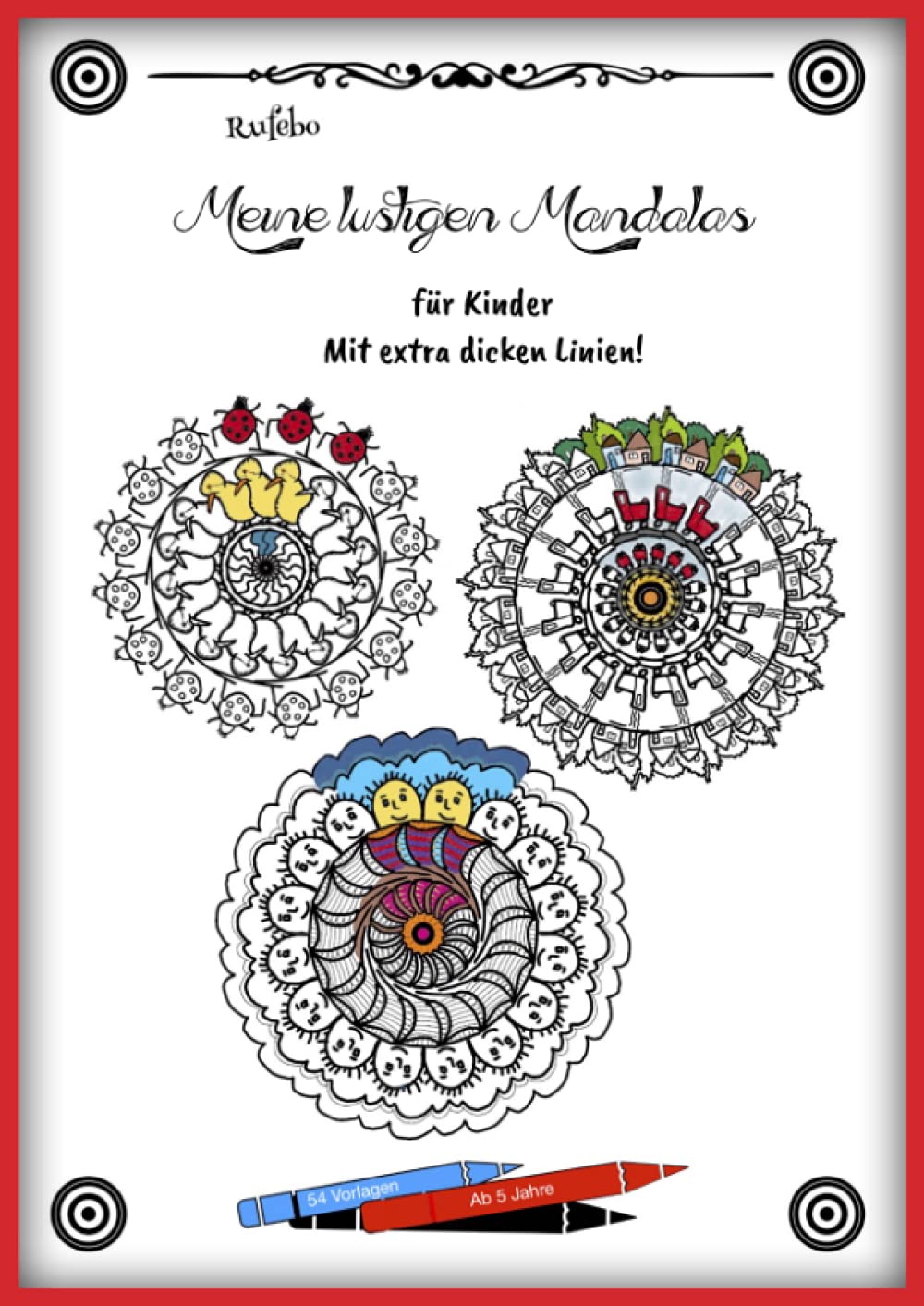 Meine lustigen Mandalas für Kinder - Mit extra dicken Linien! Living & Furnishing