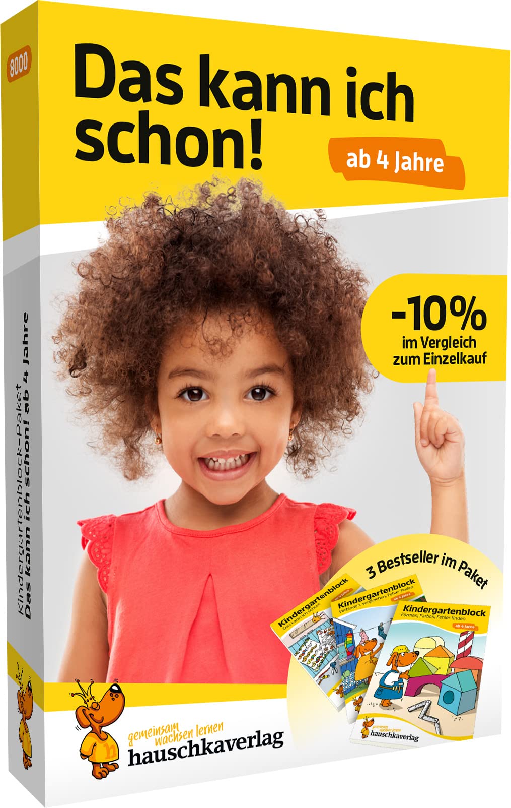Kindergartenblock-Paket ab 4 Jahre - Das kann ich schon!: 3 bunte Rätselblöcke mit sinnvoller Beschäftigung, die Spaß macht (Übungshefte-Pakete für Kindergarten und Vorschule, Band 8000) Lifestyle