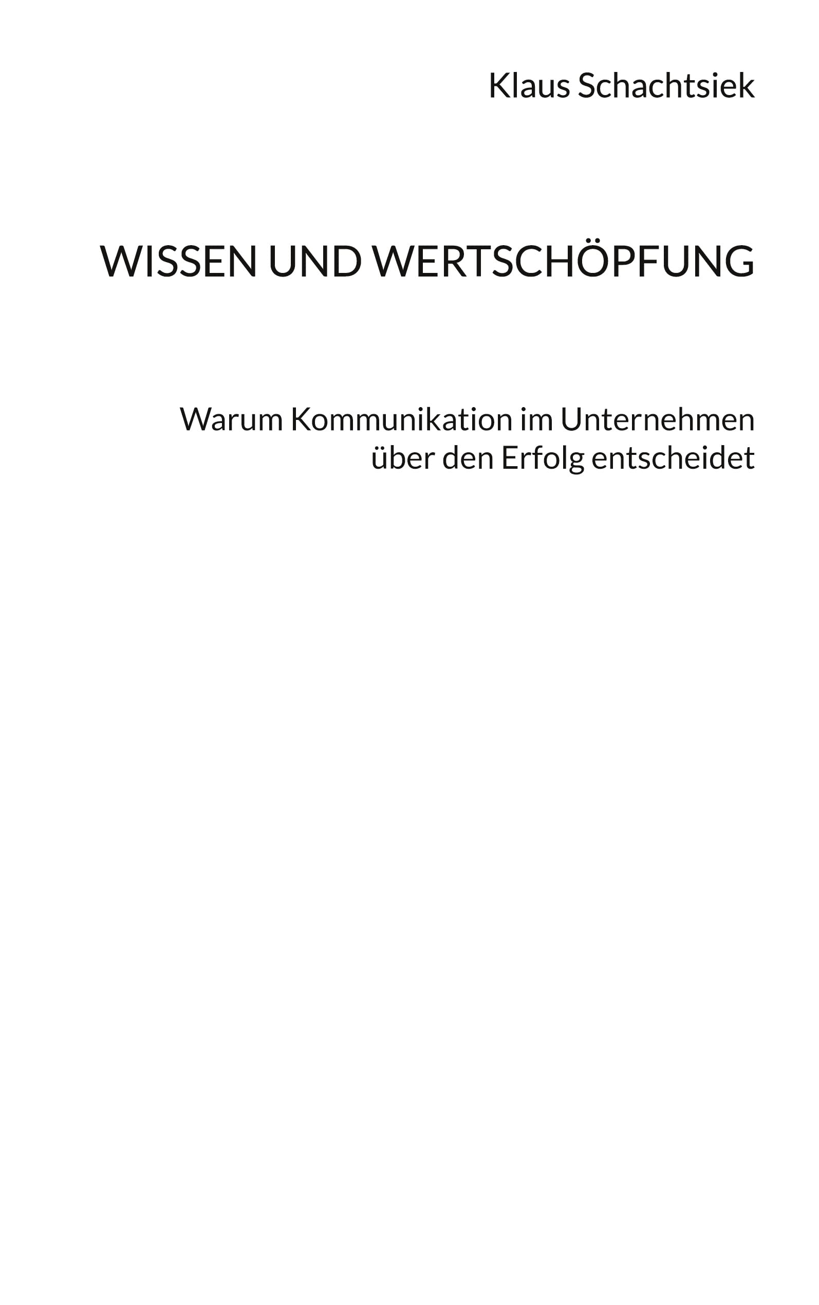 Wissen und Wertschöpfung Law