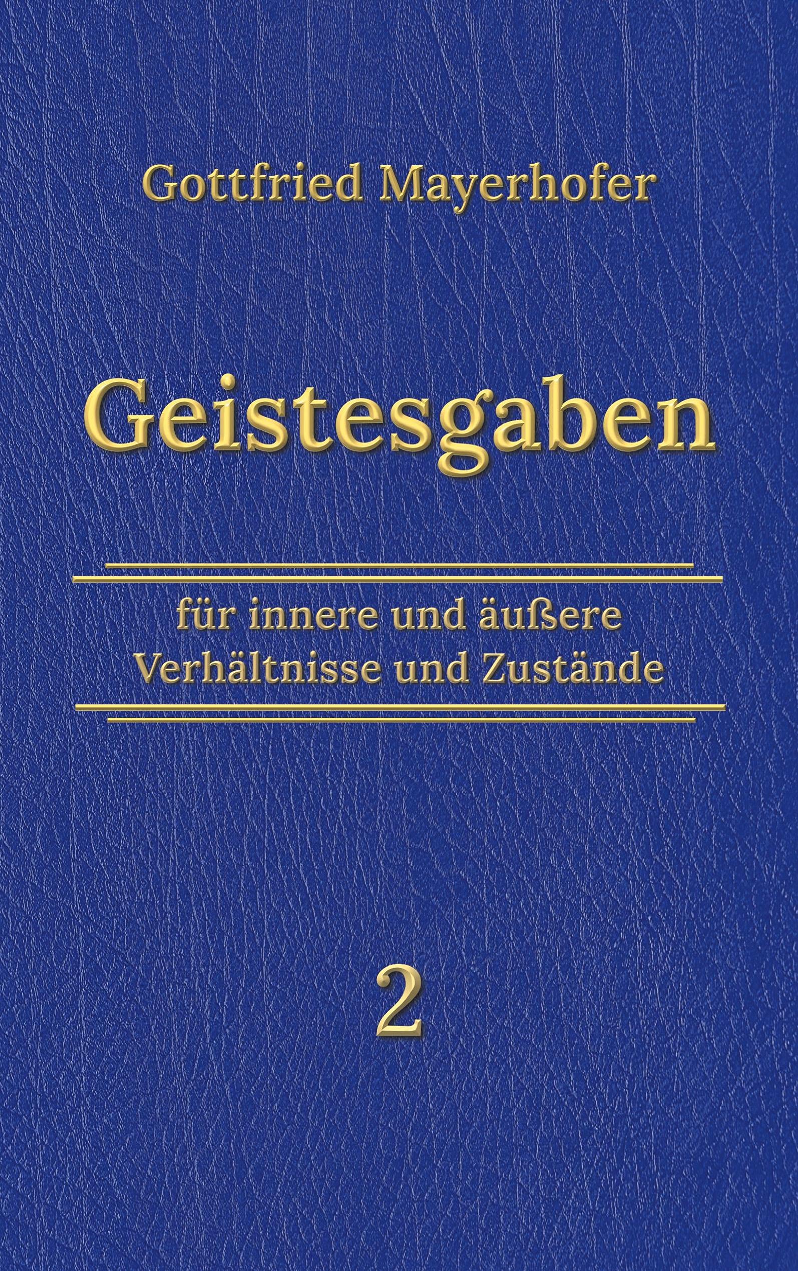 Geistesgaben 2 Second hand books on Religion & Esotericism