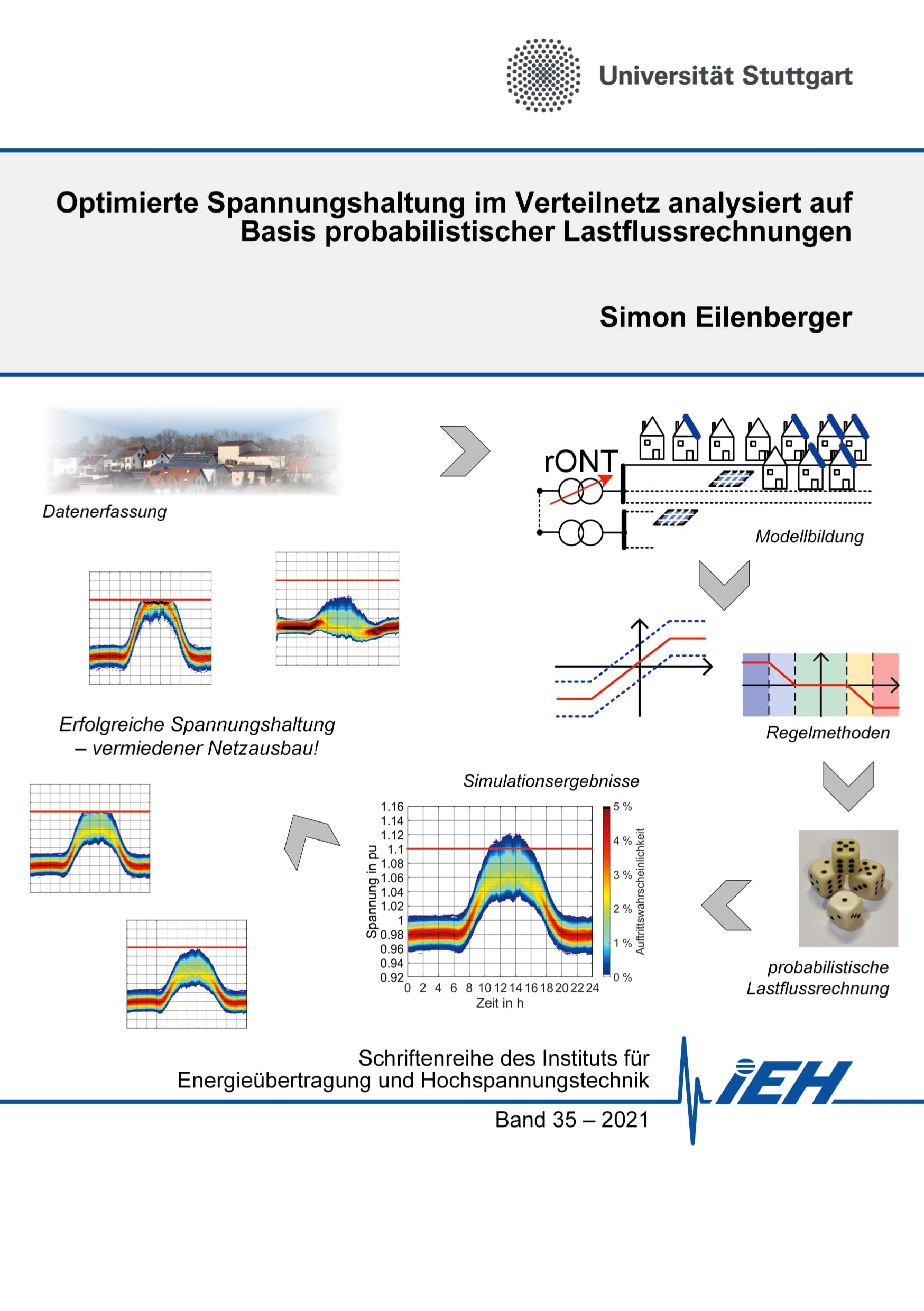 Optimierte Spannungshaltung im Verteilnetz analysiert auf Basis probabilistischer Lastflussrechnungen (Schriftenreihe des Instituts für Energieübertragung und Hochspannungstechnik) Business & Technology