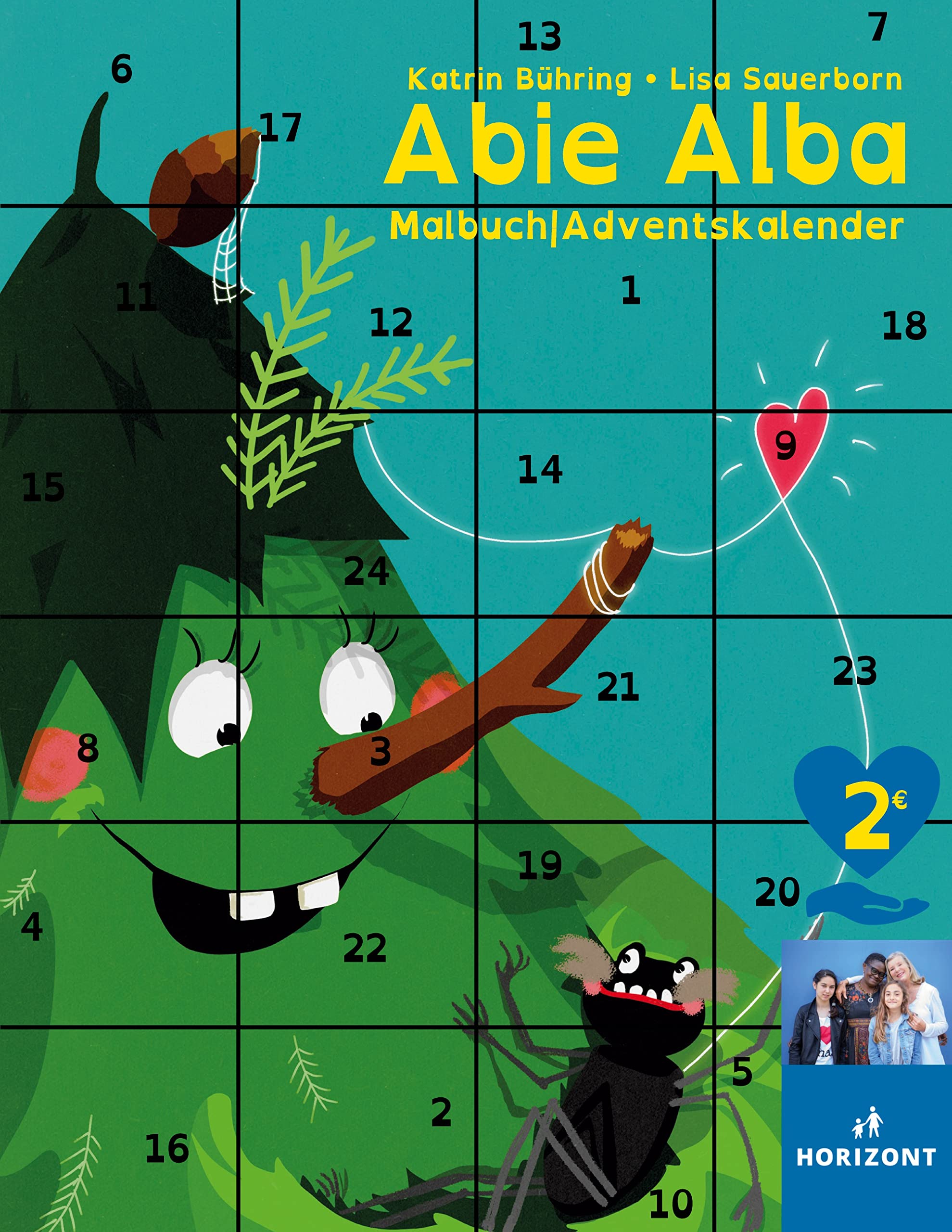 Abie Alba: Malbuch|Adventskalender (HORIZONT e.V. Sonderausgabe) Novels & Short Stories