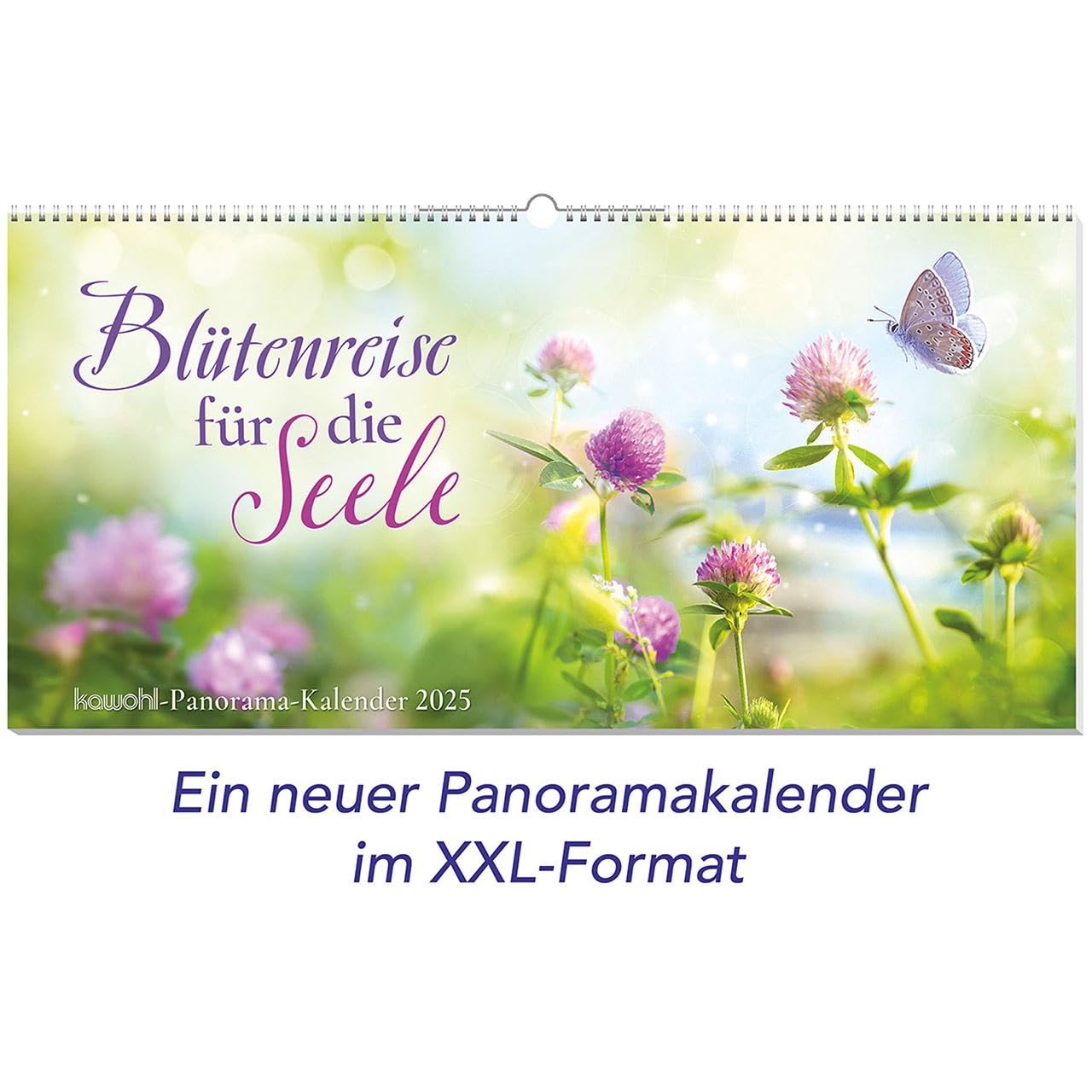 Blütenreise für die Seele 2025: Panoramakalender Calendars