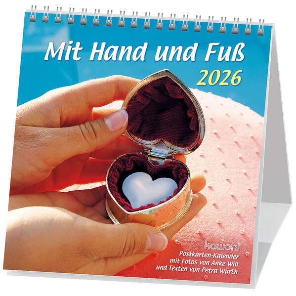 Mit Hand und Fuß 2026: Postkartenkalender mit Bildern, die berühren Calendars