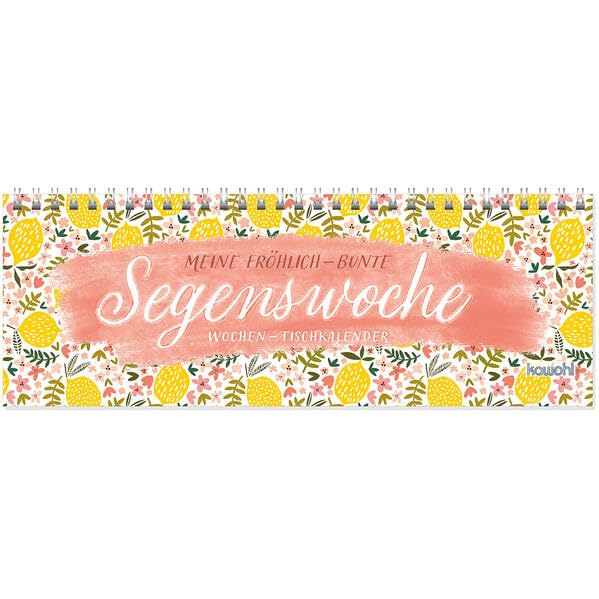 Meine fröhlich-bunte Segenswoche 2026: Wochen-Tischkalender Calendars