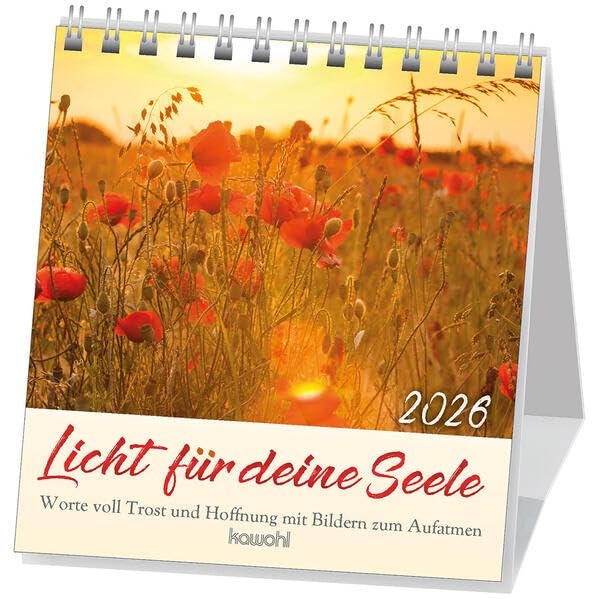 Licht für deine Seele 2026: Worte voll Trost und Hoffnung mit Bildern zum Aufatmen Calendars