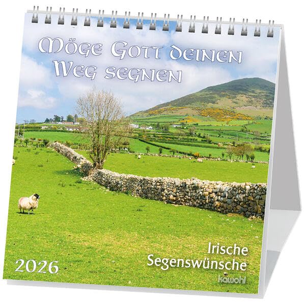 Möge Gott deinen Weg segnen 2026: Irische Segenswünsche Calendars