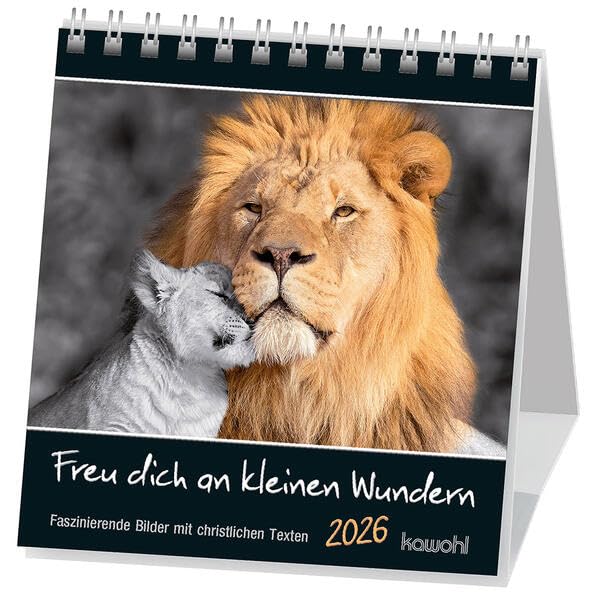 Freu dich an kleinen Wundern 2026: Aufstell-Kalender mit christlichen Texten Calendars