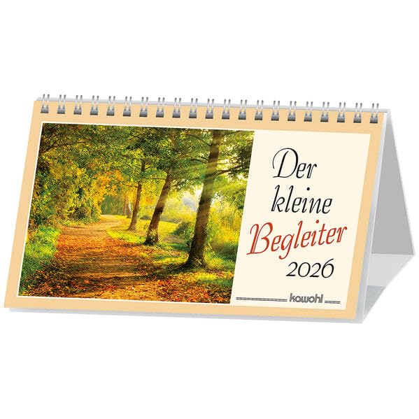 Der kleine Begleiter 2026: Aufstell-Kalender mit Farbfotos und christlichen Texten Calendars