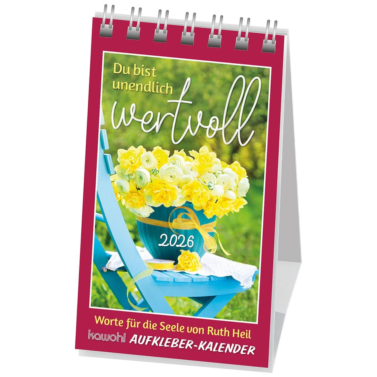 Du bist unendlich wertvoll 2026: Mini-Aufkleber-Kalender Calendars