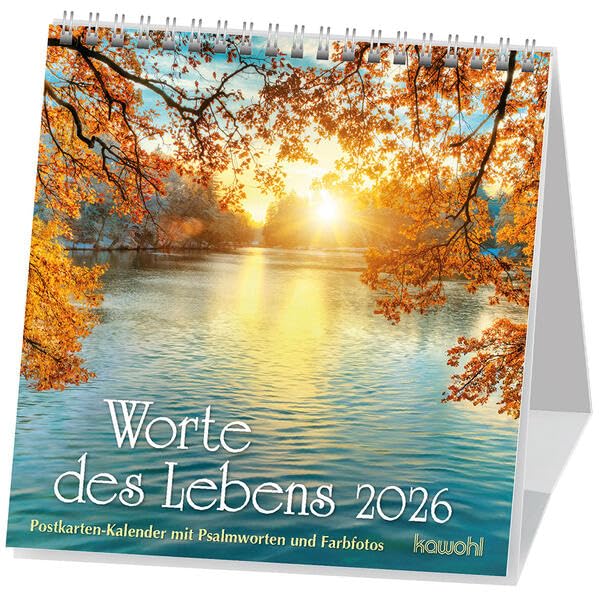 Worte des Lebens 2026: Postkarten-Kalender mit Farbfotos und Psalmworten Calendars