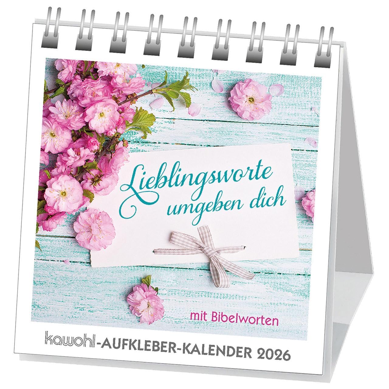 Lieblingsworte umgeben dich 2026: Aufkleber-Kalender Calendars