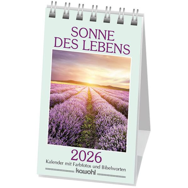 Sonne des Lebens 2026: Mini-Kalender mit Bibelworten und Farbfotos Calendars