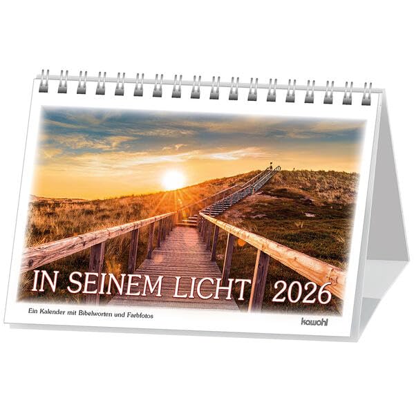 In seinem Licht 2026: Kalender mit Stimmungsbildern und Bibelworten Calendars