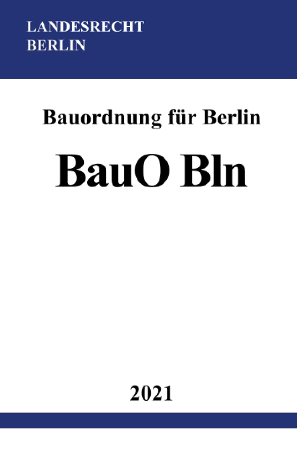 Bauordnung für Berlin (BauO Bln) book