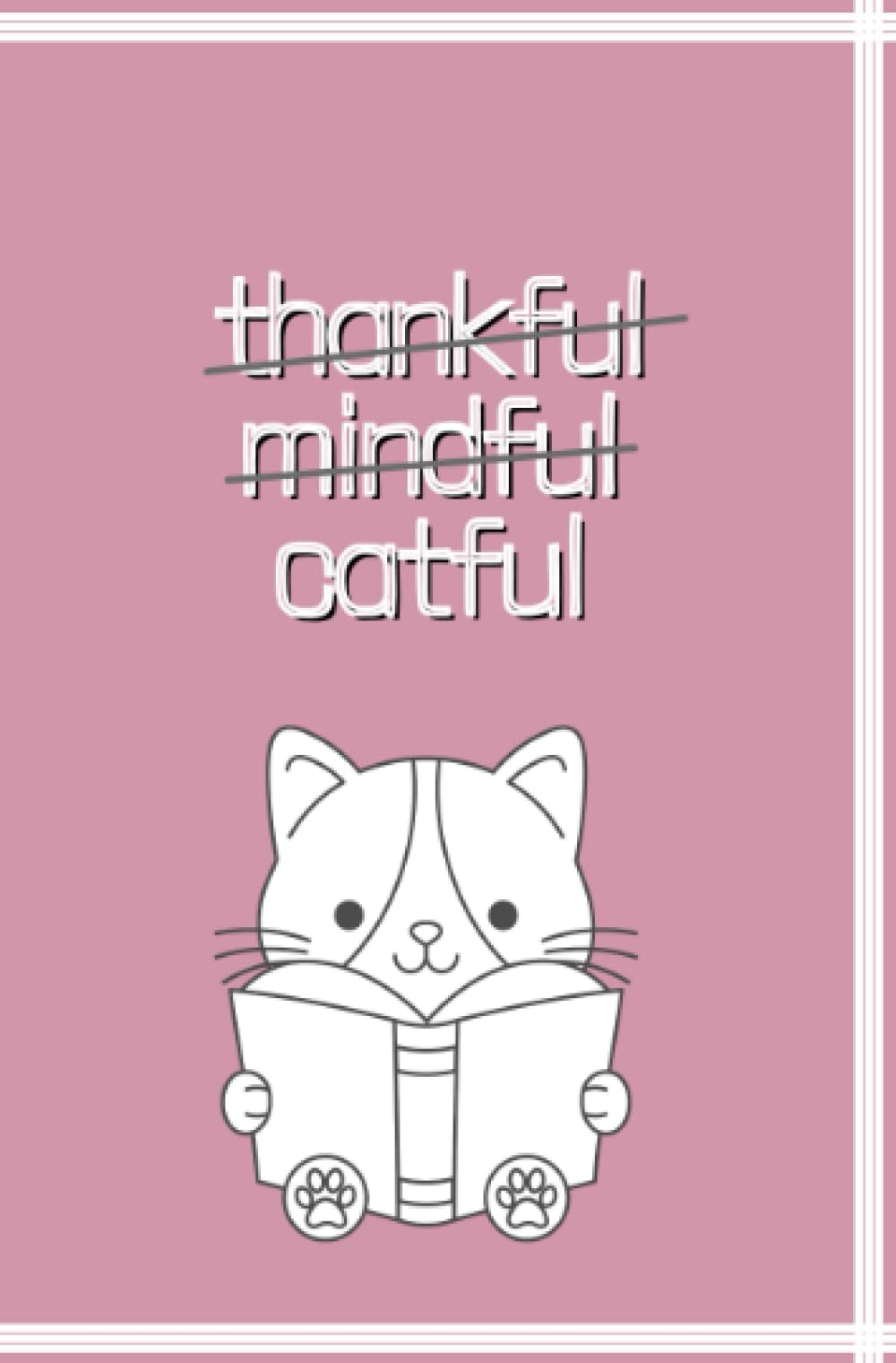 Thankful Mindful Catful: Süßes Katzen Notizbuch rosa / Tagebuch Notebook Journal Geschenk Living & Furnishing