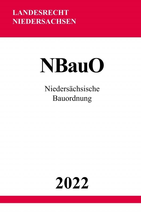 Niedersächsische Bauordnung NBauO 2022 book
