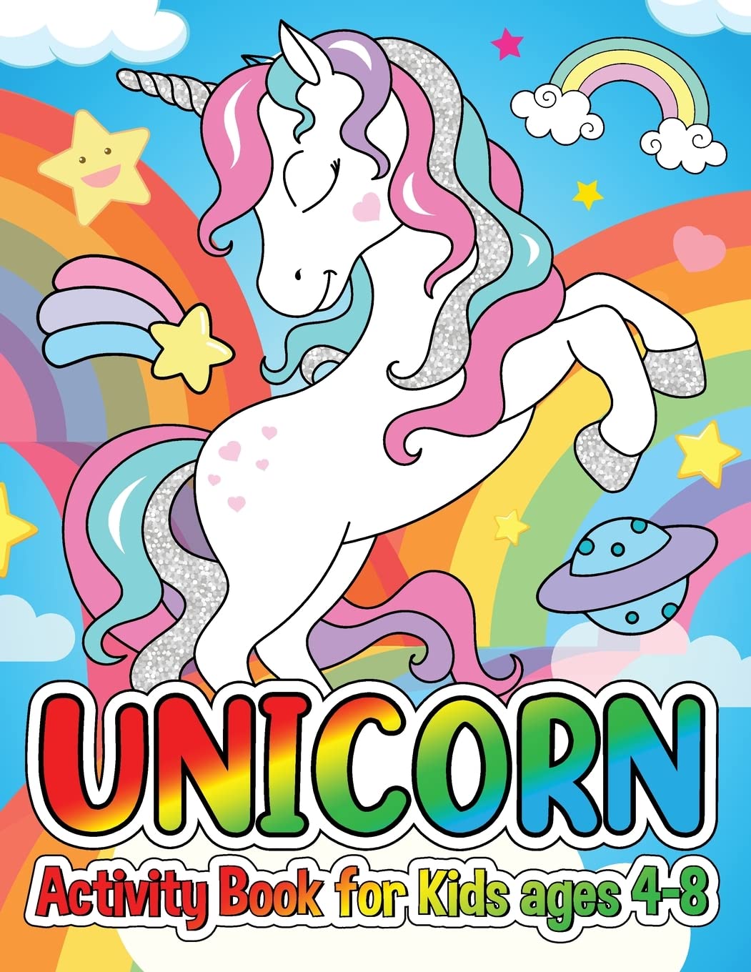Unicorn Activity Book for Kids Ages 4-8 Novels & Short Stories