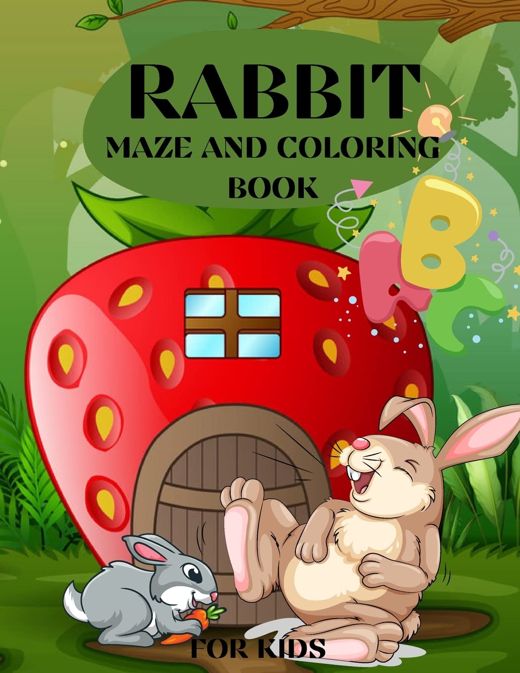 RABBIT MAZE AND COLORING BOOK FOR KIDS Tiptoi & Games