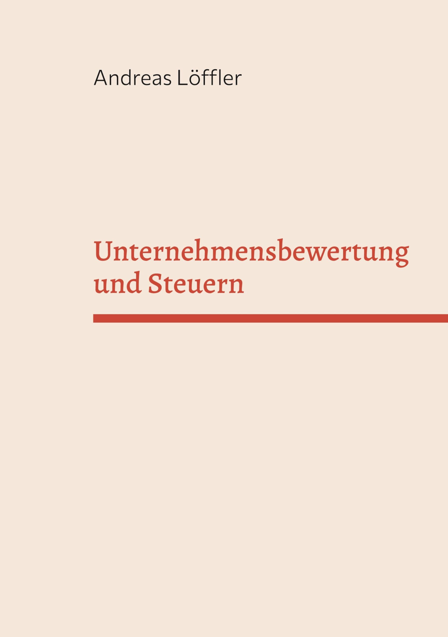 Unternehmensbewertung und Steuern Law
