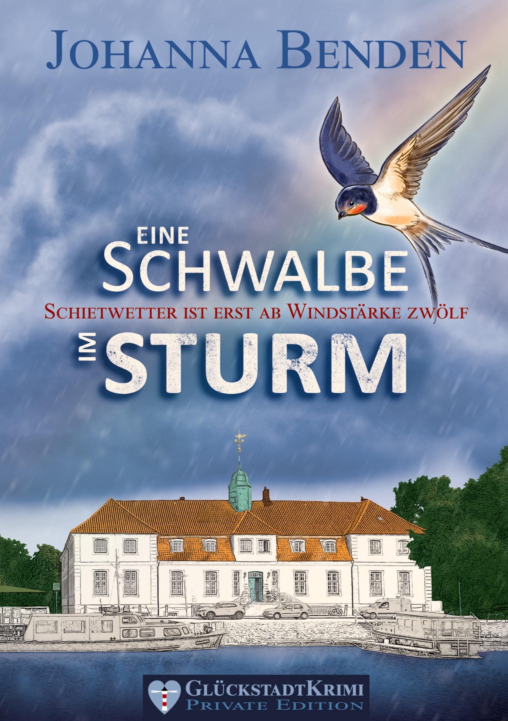 Eine Schwalbe im Sturm: Schietwetter ist erst ab Windstärke zwölf (Aus den Fluten der Elbe) Humour & Satire