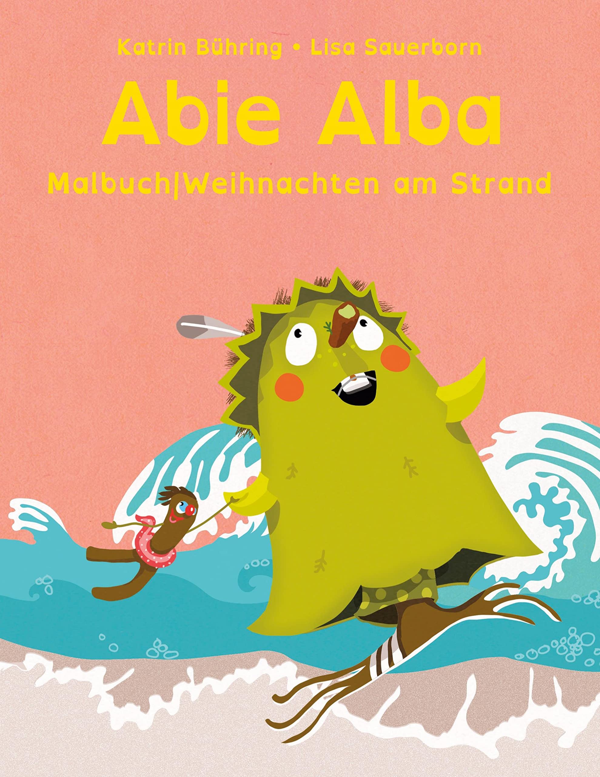 Abie Alba: Malbuch|Weihnachten am Strand Novels & Short Stories