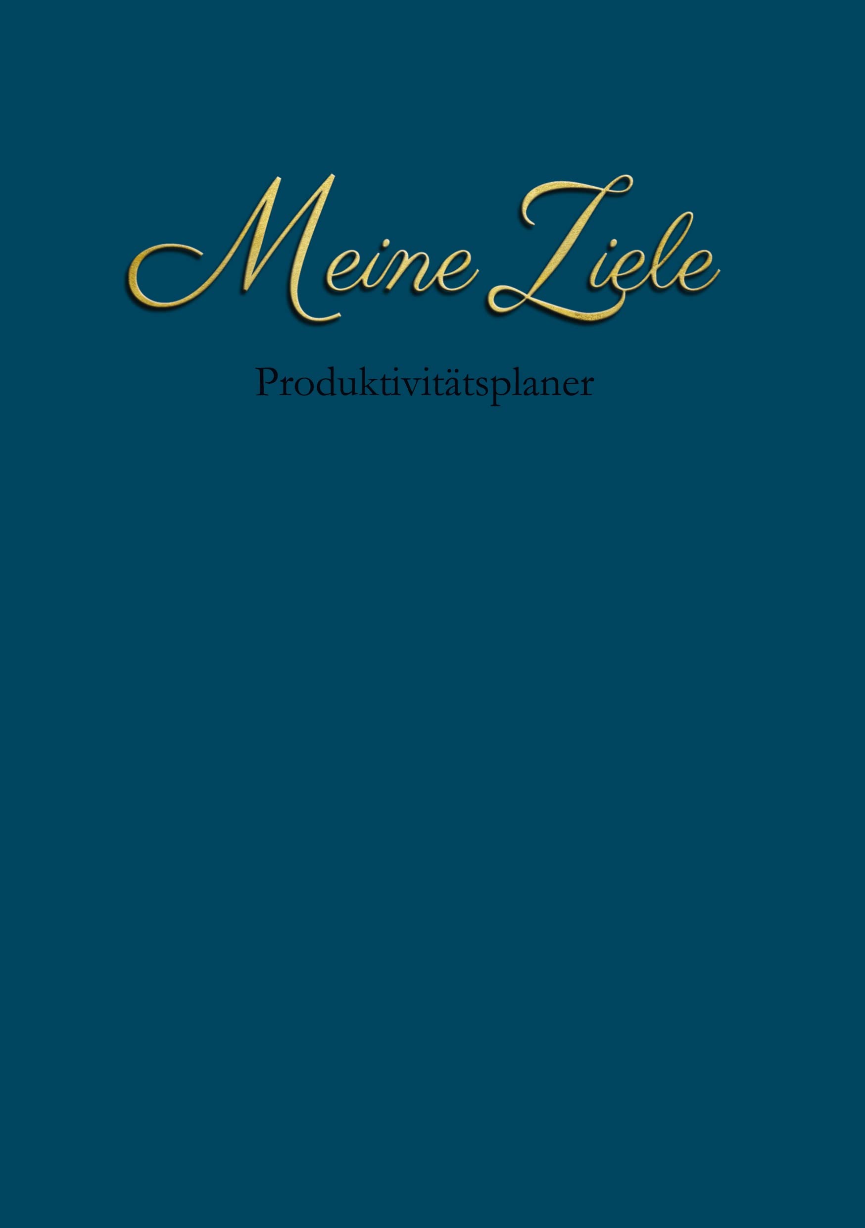 Meine Ziele: Produktivitätsplaner Living & Furnishing