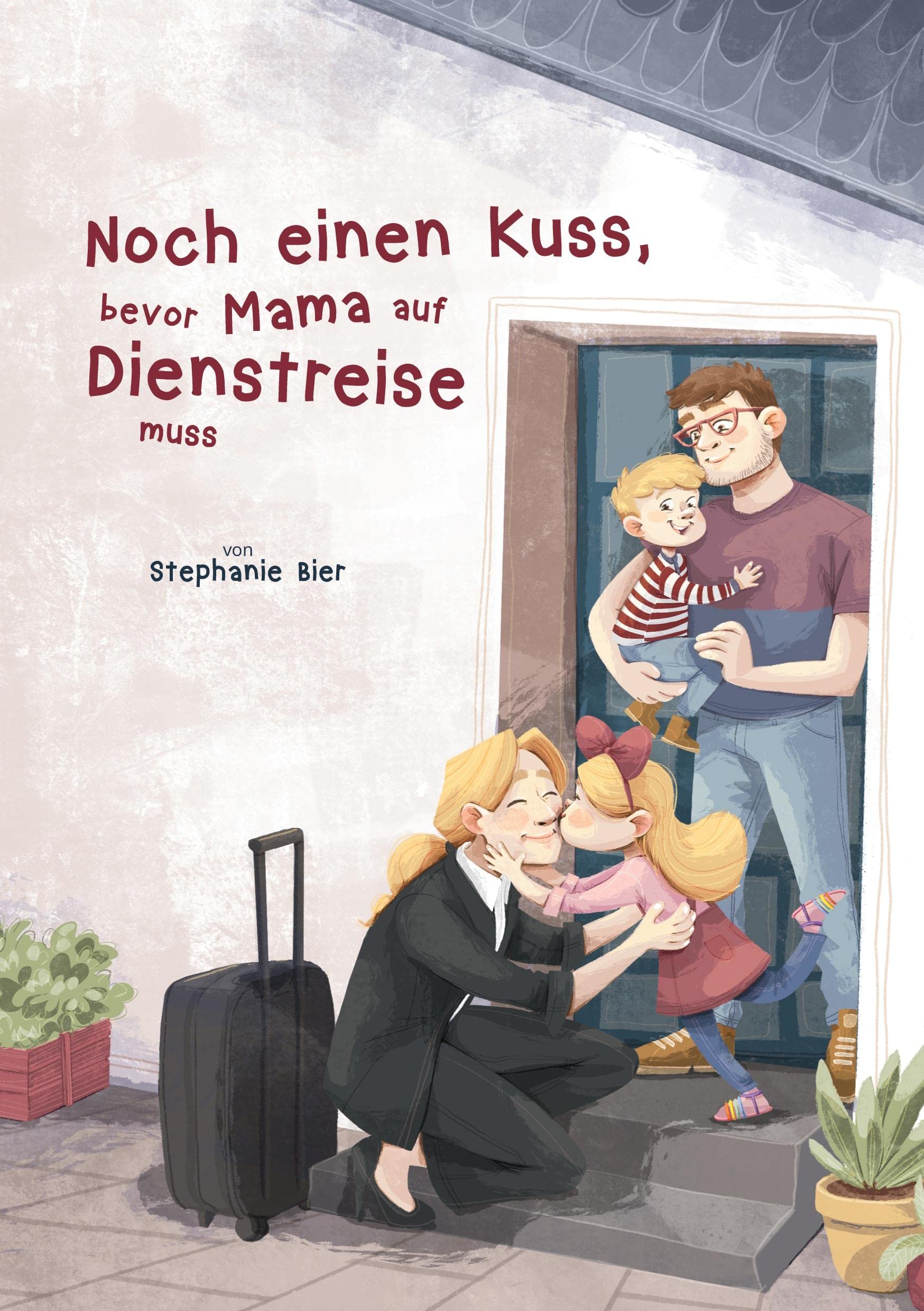 Noch einen Kuss, bevor Mama auf Dienstreise muss Parents & Children