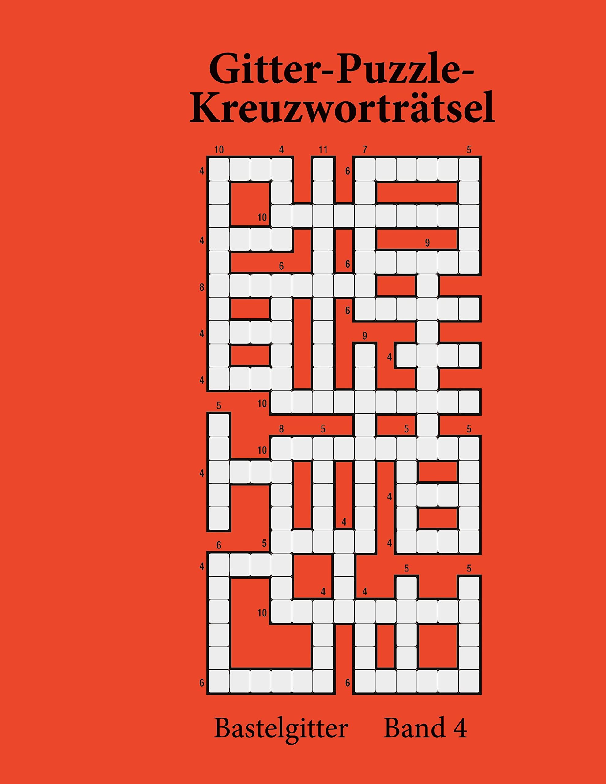 Gitter-Puzzle-Kreuzworträtsel: Bastelgitter Band 4 Leisure & Fun