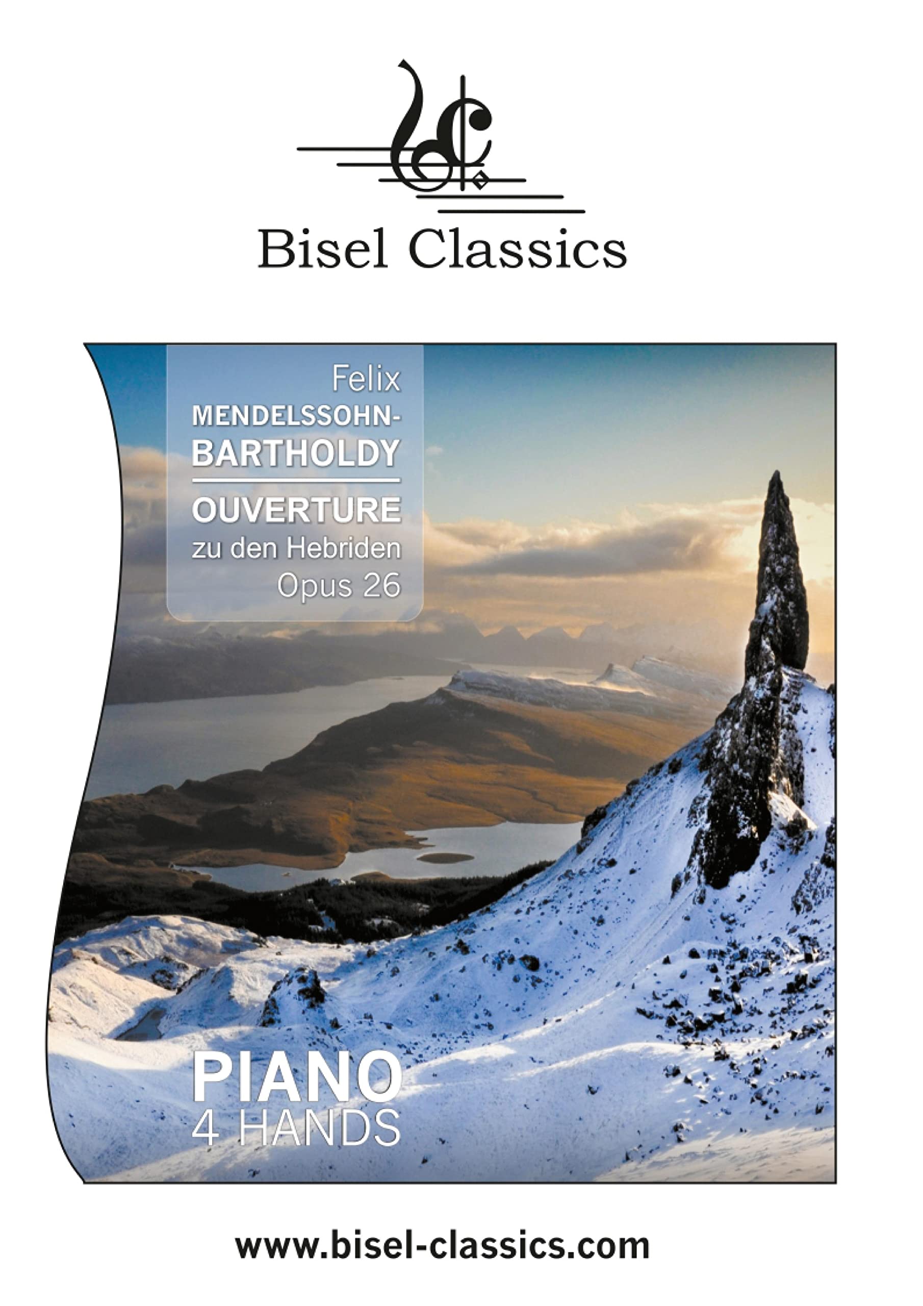 Ouverture zu den Hebriden, Opus 26: Piano 4 Hands Sheet Music