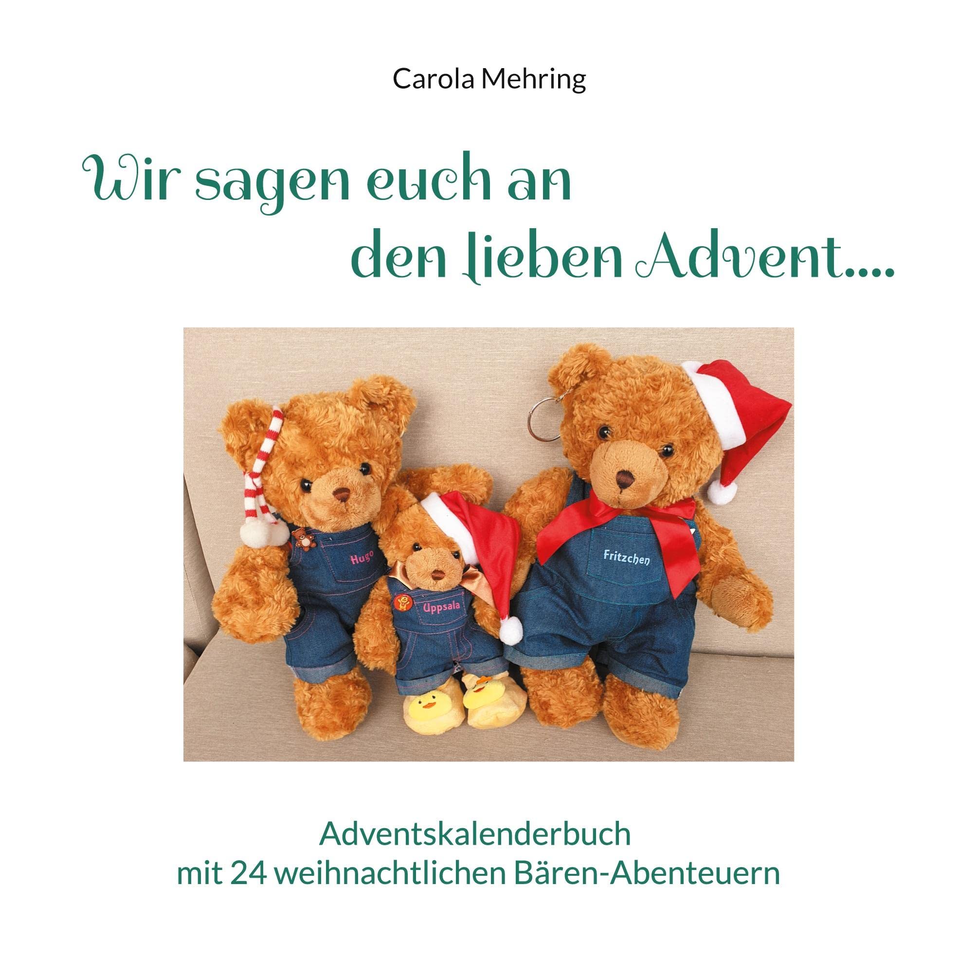Wir sagen euch an den lieben Advent....: Adventskalenderbuch mit 24 weihnachtlichen Bären-Abenteuern Children's books