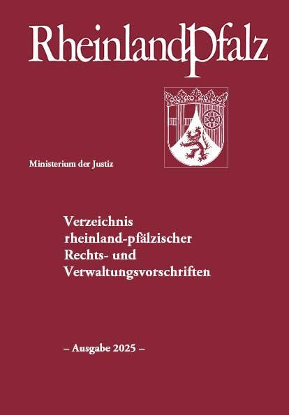 Verzeichnis rheinland-pfälzischer Rechts- und Verwaltungsvorschriften Law