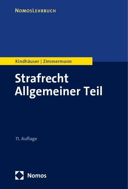 Strafrecht Allgemeiner Teil Law