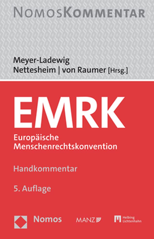 EMRK Europäische Menschenrechtskonvention: Handkommentar Law