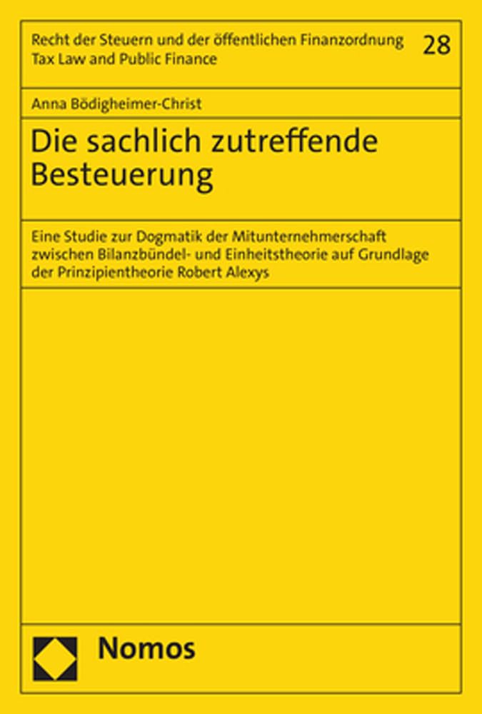 Die sachlich zutreffende Besteuerung Law