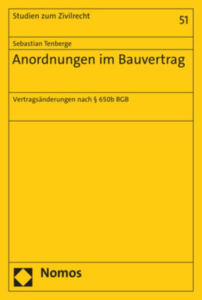 Anordnungen im Bauvertrag Law