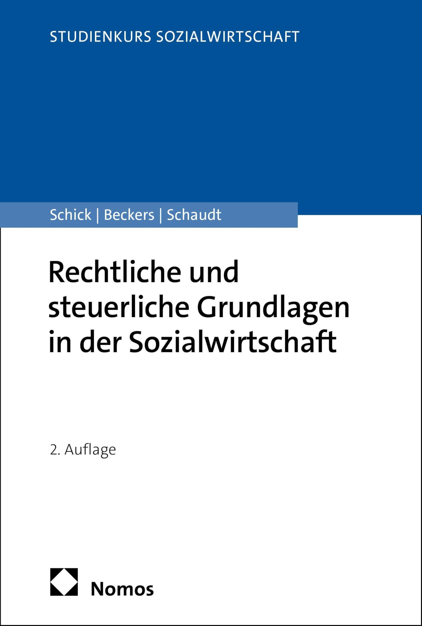 Rechtliche und steuerliche Grundlagen in der Sozialwirtschaft Law