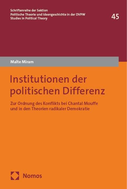 Product Image: Institutionen der politischen Differenz