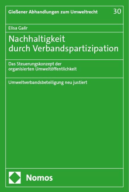 Nachhaltigkeit durch Verbandspartizipation Law