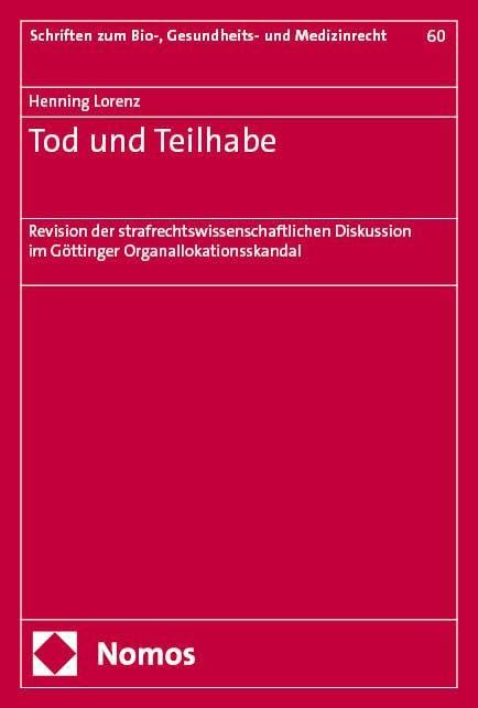 Product Image: Tod und Teilhabe
