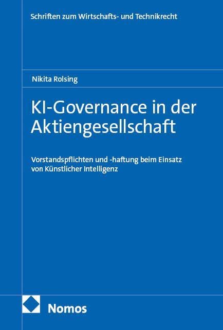 KI-Governance in der Aktiengesellschaft Law