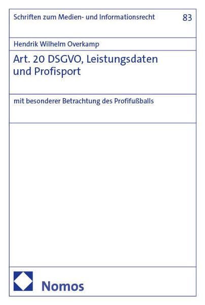 Art. 20 DSGVO, Leistungsdaten und Profisport Law