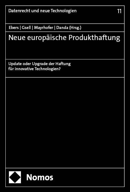 Neue europäische Produkthaftung Law