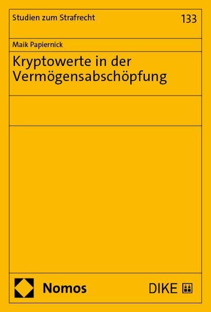 Product Image: Kryptowerte in der Vermögensabschöpfung