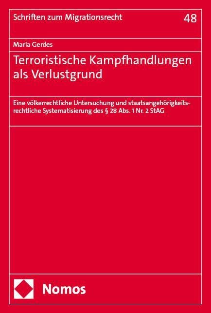 Terroristische Kampfhandlungen als Verlustgrund Law