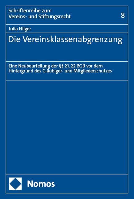 Die Vereinsklassenabgrenzung Law